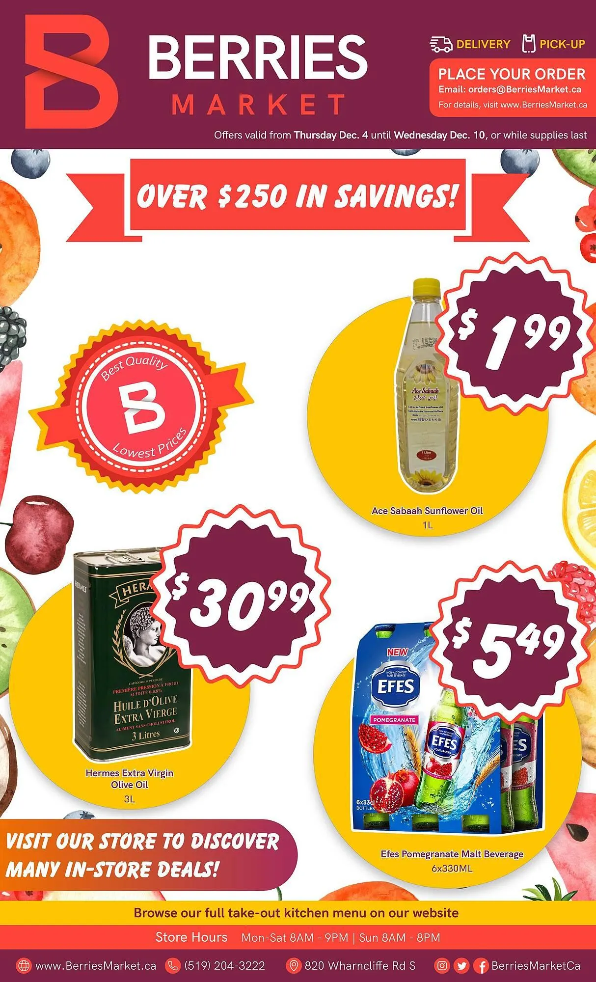 Berries Market flyer from December 4 to December 10 2025 - flyer page 1