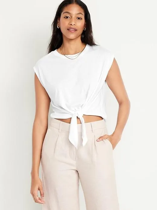 EveryWear Tie-Front Top