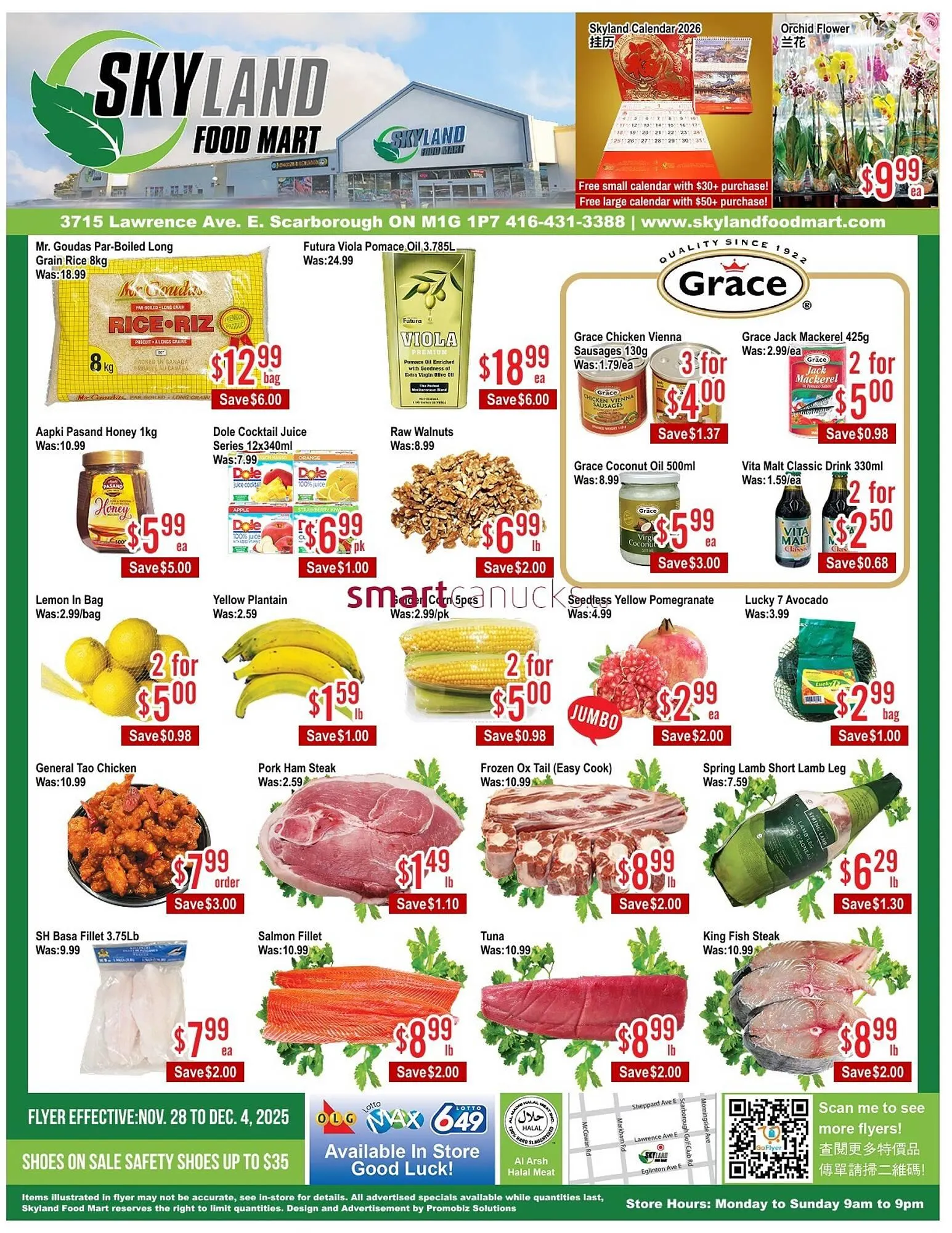 Skyland Foodmart flyer - 1