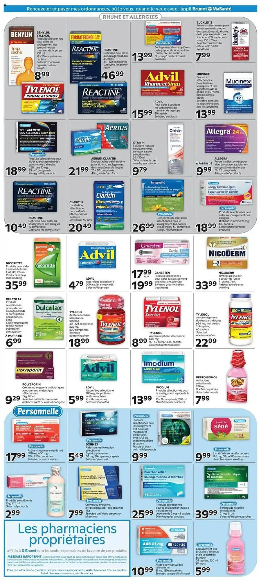 Brunet flyer from October 9 to October 15 2025 - flyer page 3