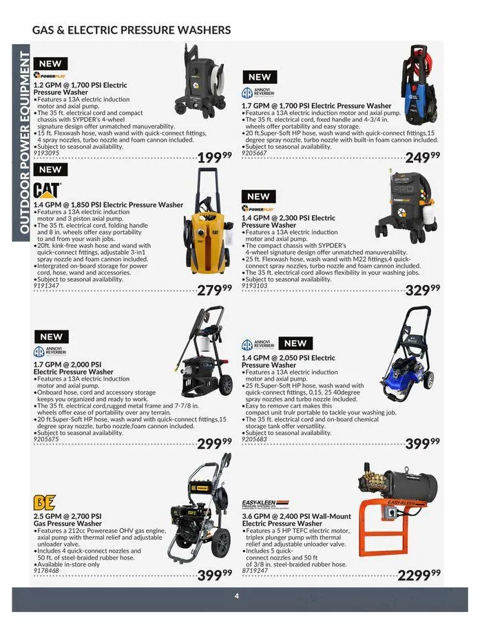 OUTDOOR POWER EQUIPMENT from April 23 to April 22 2025 - flyer page 4