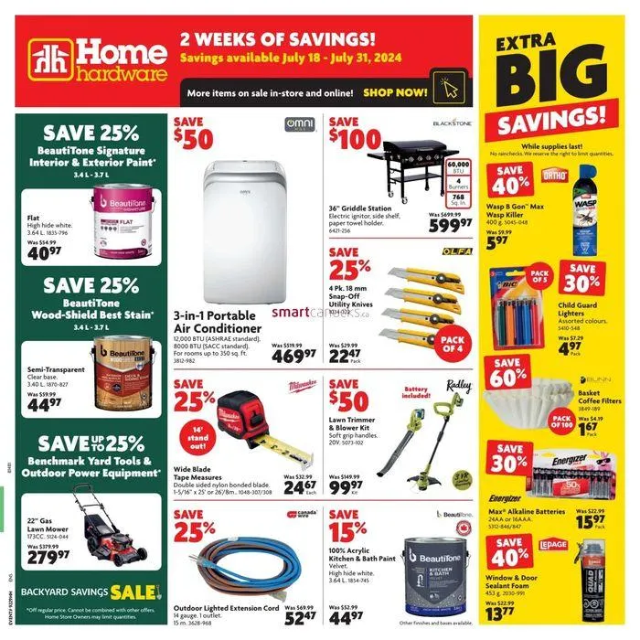 Great offer for bargain hunters from July 18 to July 24 2024 - flyer page 1