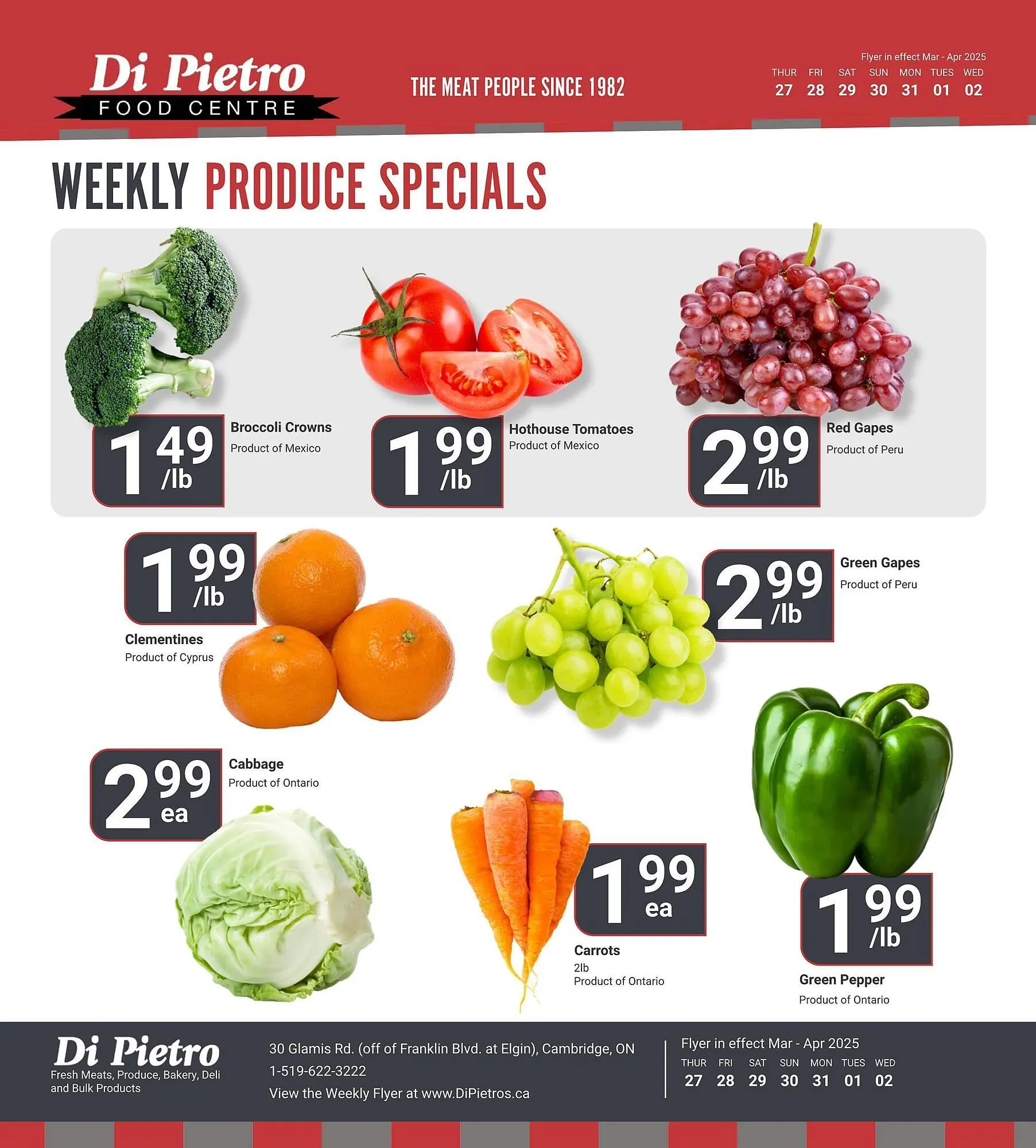 Di Pietro flyer from March 27 to April 3 2025 - flyer page 5