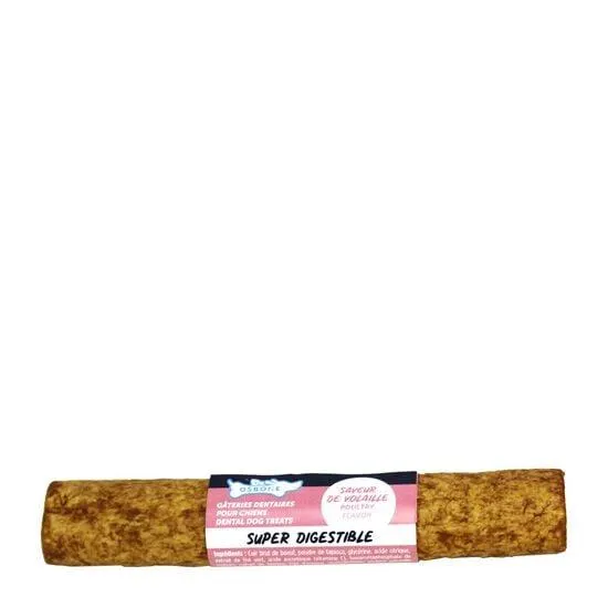 Poultry Tube Dental Dog Treat, 15 cm