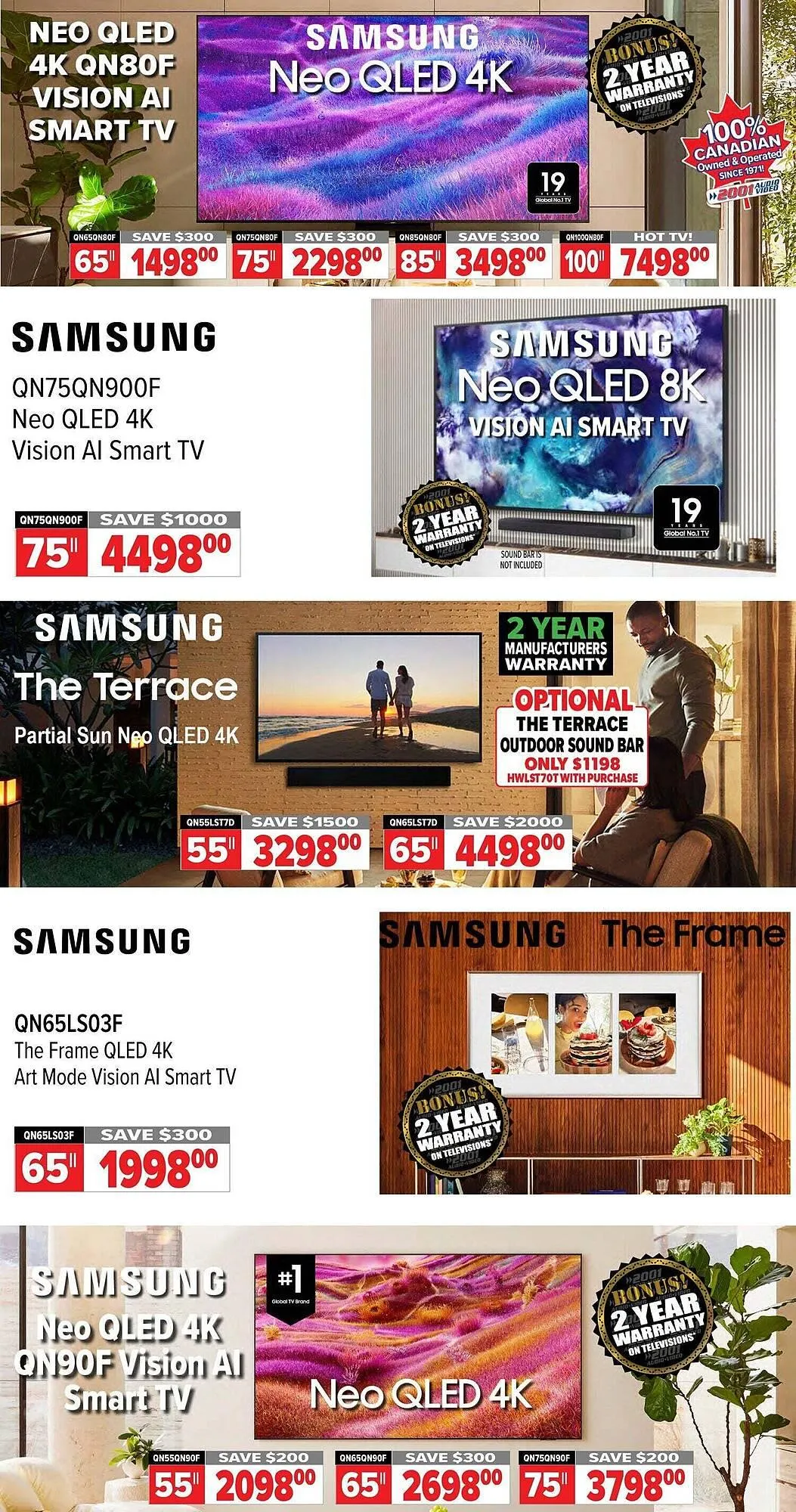 2001 Audio Video flyer from July 25 to August 1 2025 - flyer page 7