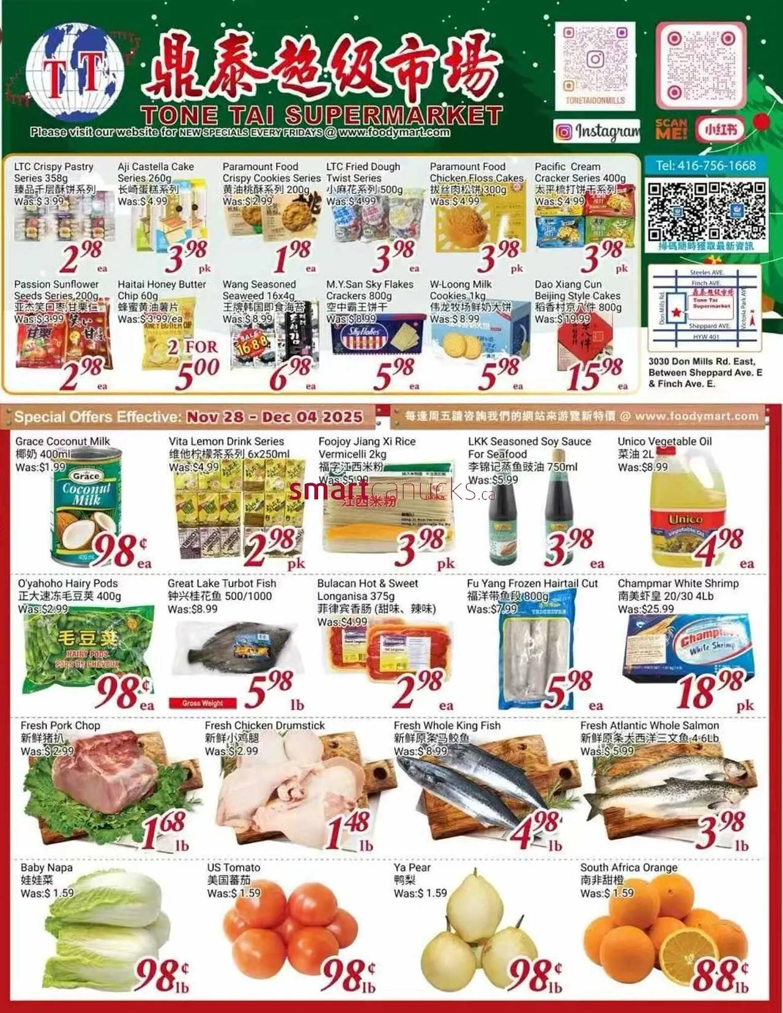 Tone Tai Supermarket flyer from November 28 to December 4 2025 - flyer page 1