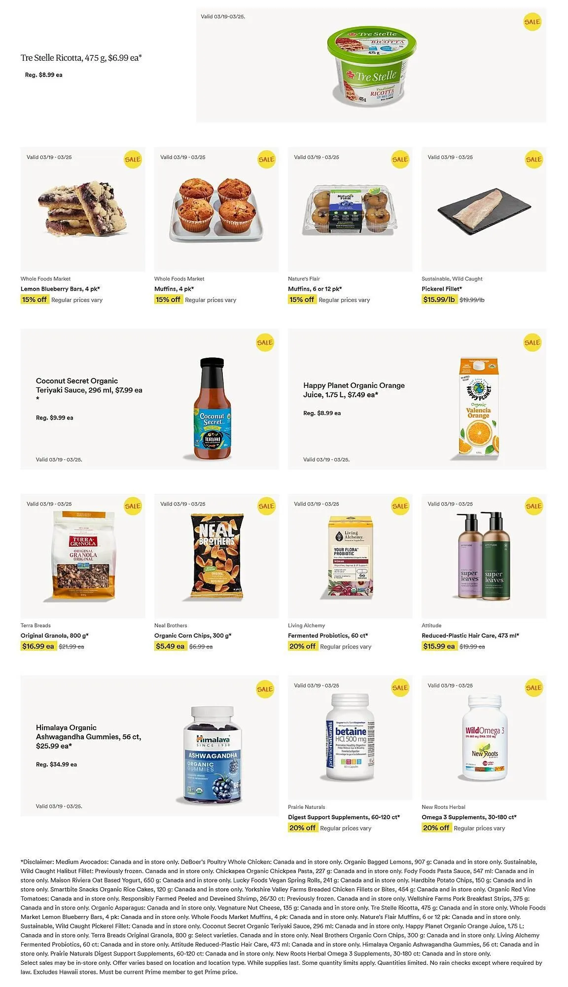 Whole Foods Market flyer from March 20 to March 26 2025 - flyer page 2