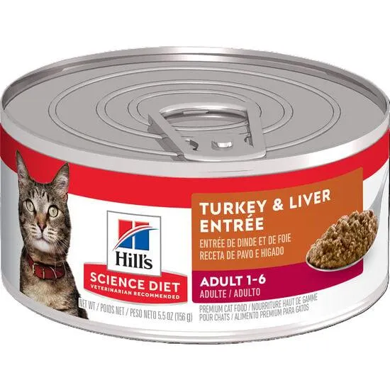 Turkey and Liver Entrée for Adult Cats