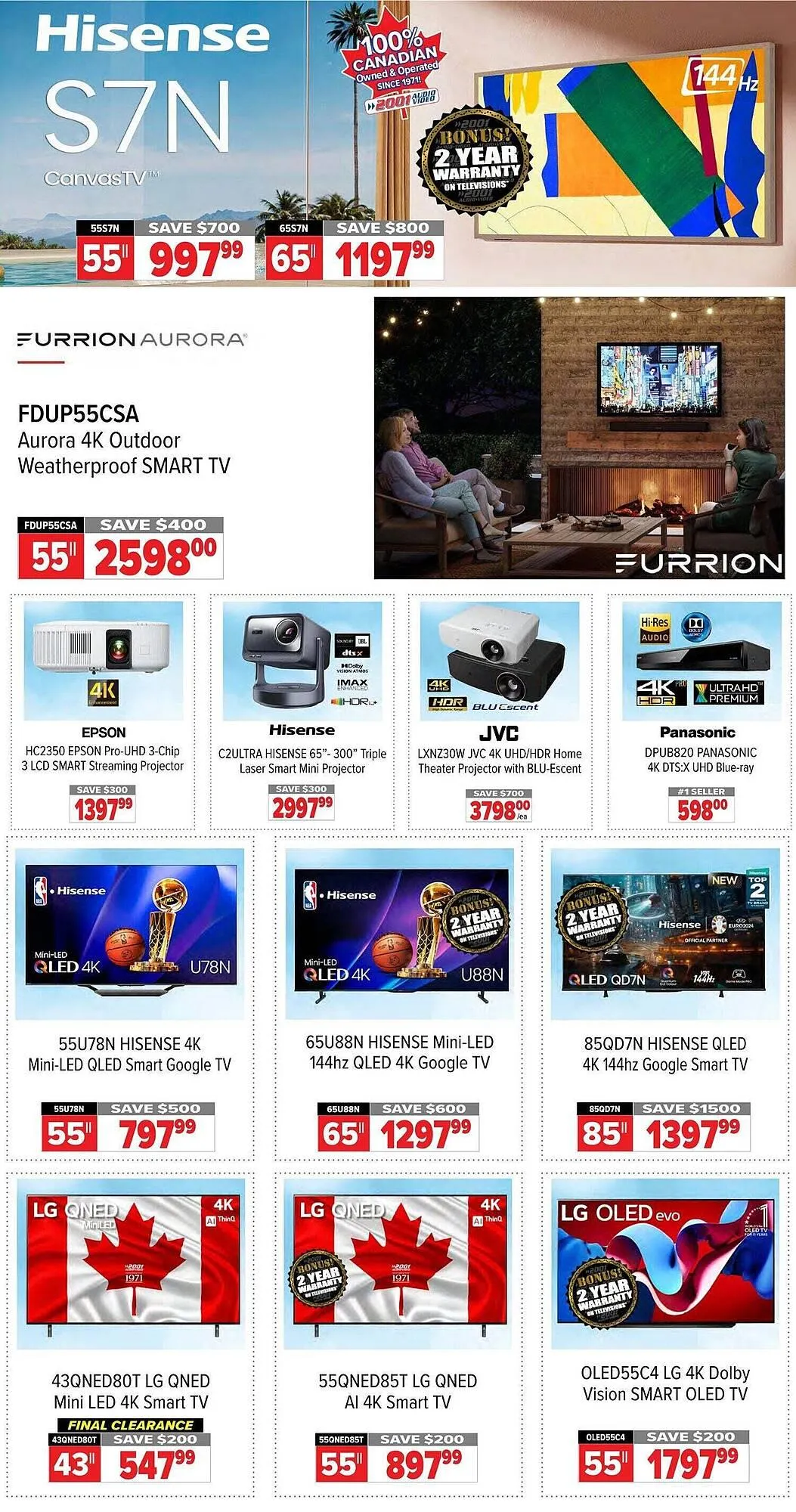 2001 Audio Video flyer from July 4 to July 10 2025 - flyer page 2