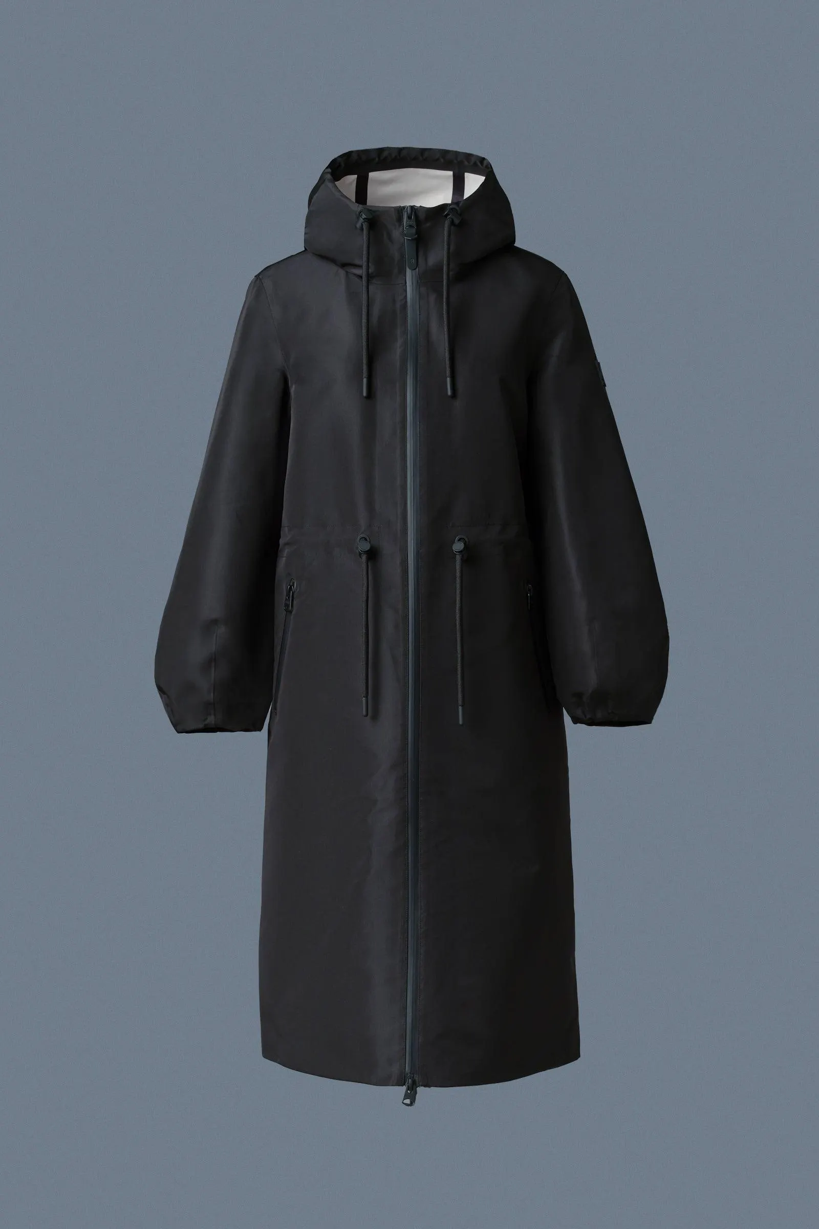 MEKELLE Long Recycled Technical Rain Coat