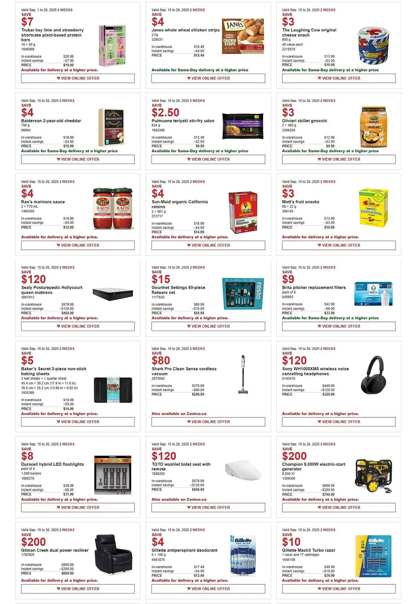 Costco flyer from September 24 to September 30 2025 - flyer page 2
