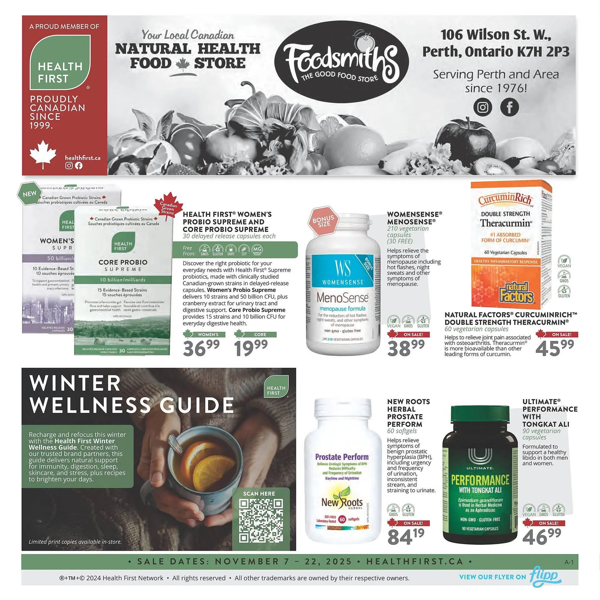Foodsmiths flyer from November 6 to November 12 2025 - flyer page 1