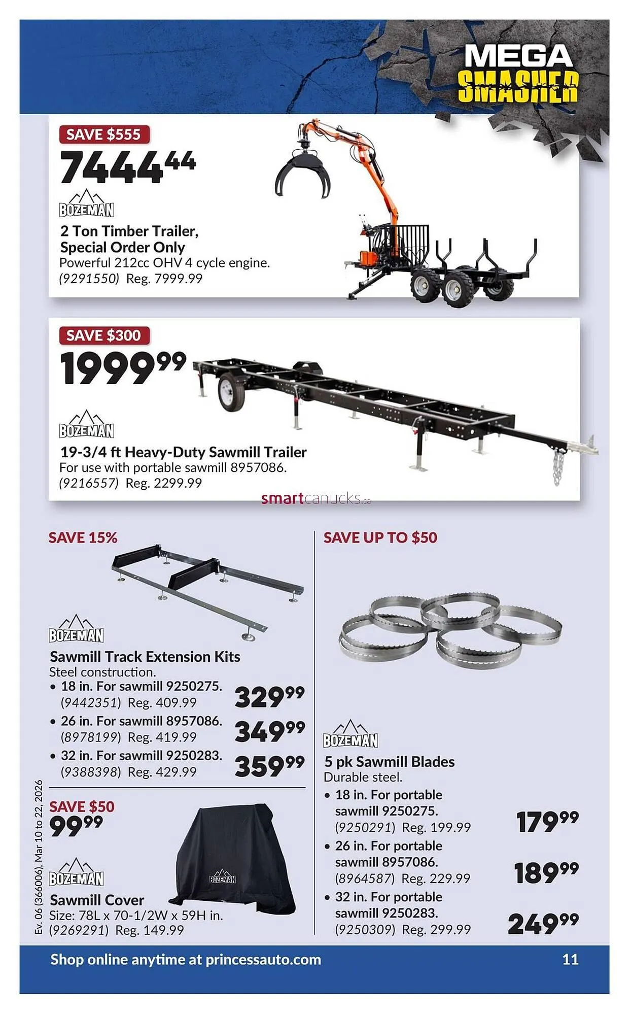 Princess Auto flyer from March 10 to March 22 2026 - flyer page 16