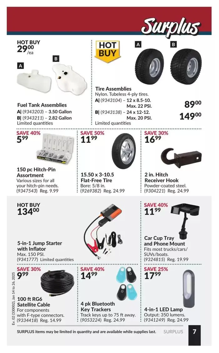 National Sale from January 14 to January 26 2025 - flyer page 12