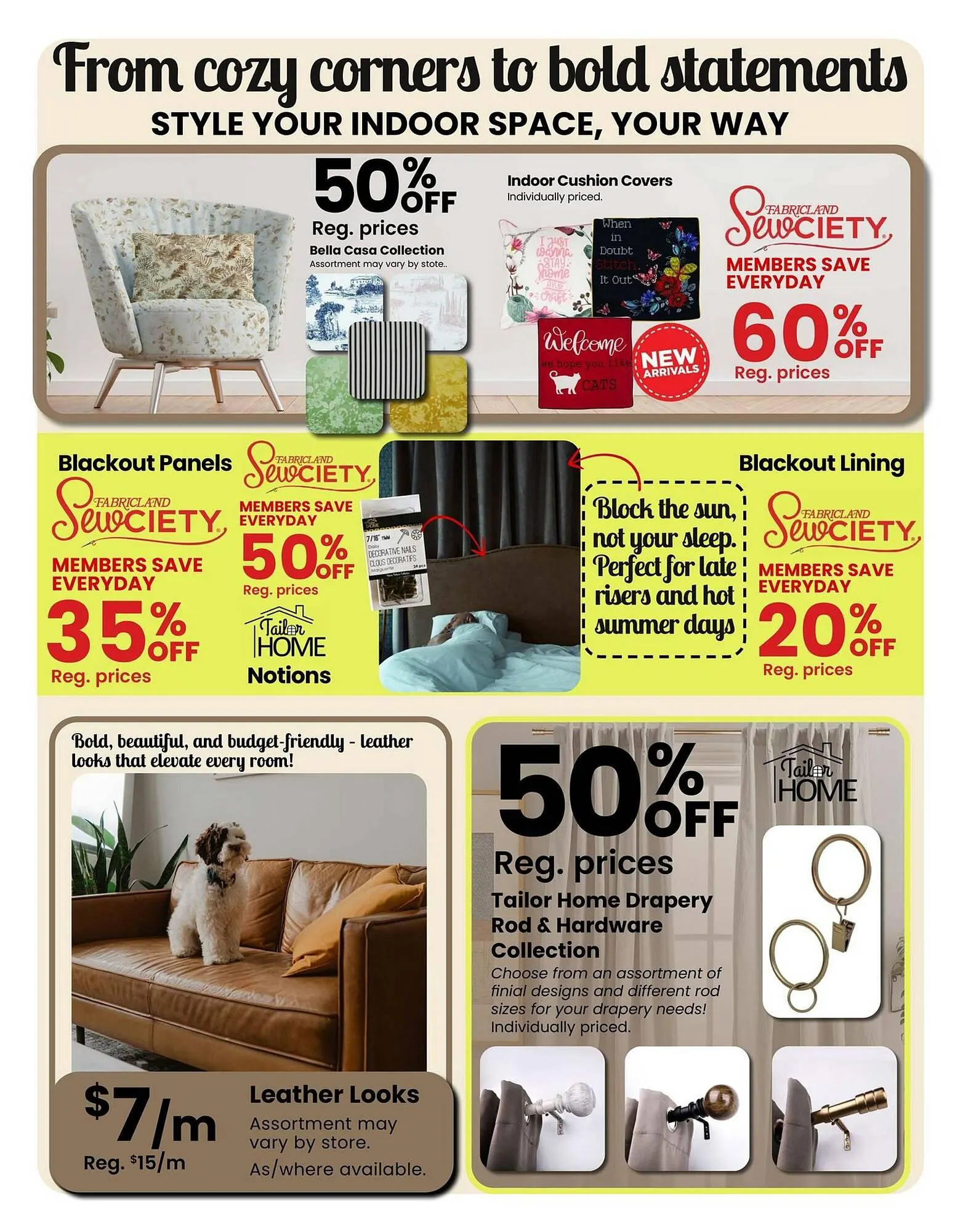 Fabricland flyer from June 1 to June 30 2025 - flyer page 9