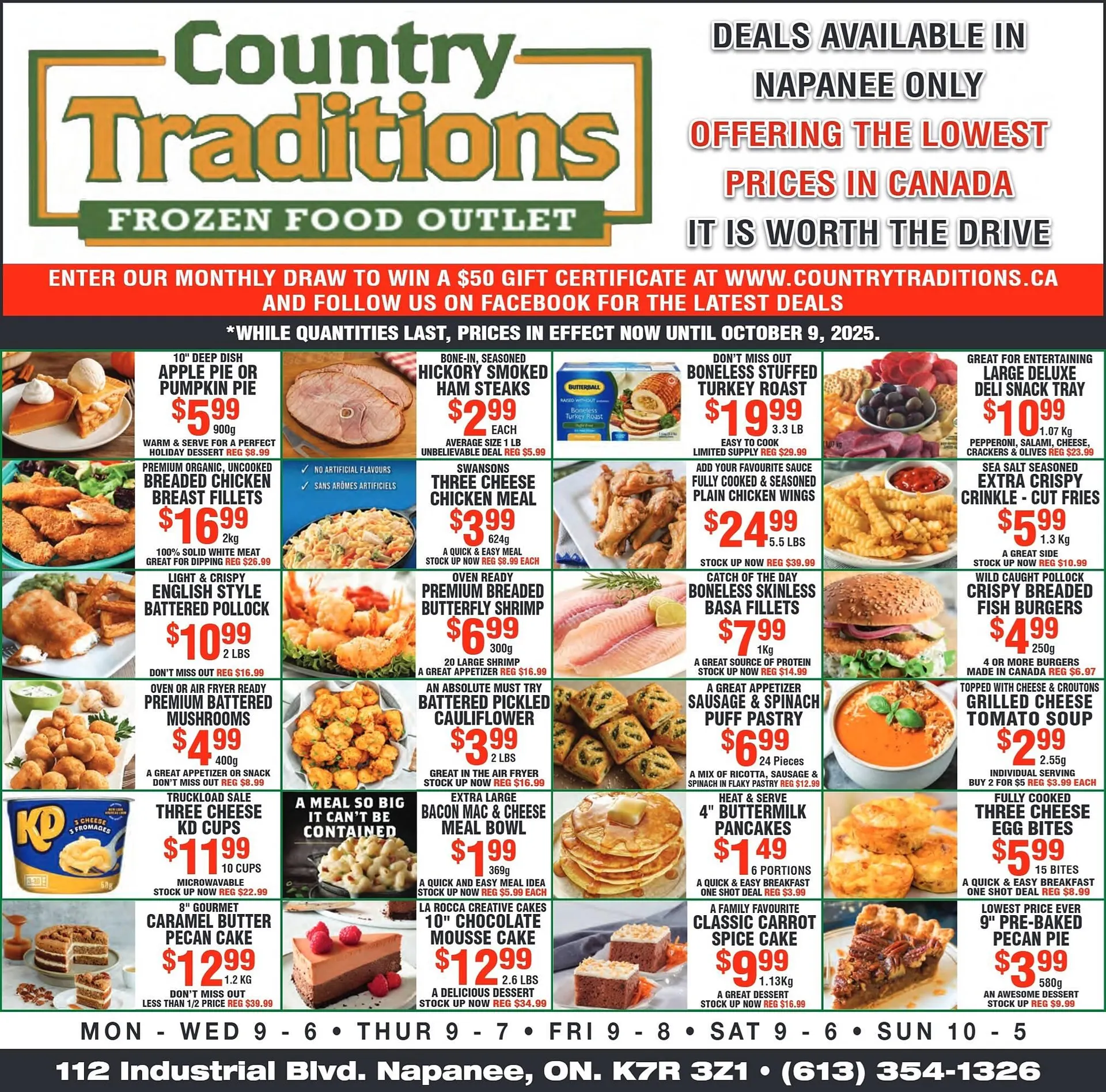 Country Traditions flyer from October 2 to October 8 2025 - flyer page 1