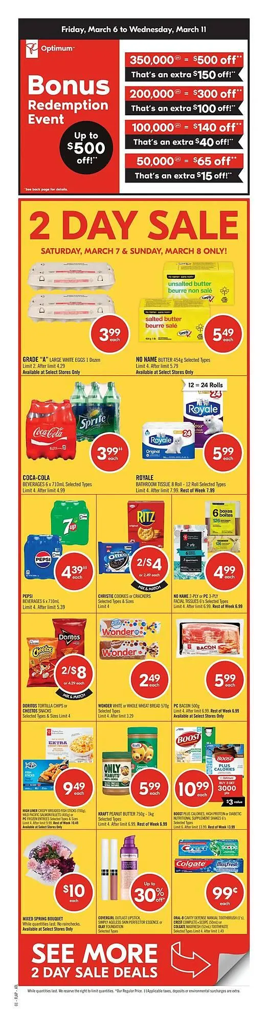 Shoppers Drug Mart flyer from March 7 to March 12 2026 - flyer page 1