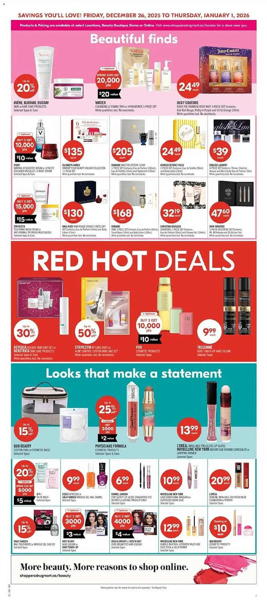 Shoppers Drug Mart flyer from December 26 to January 1 2026 - flyer page 12