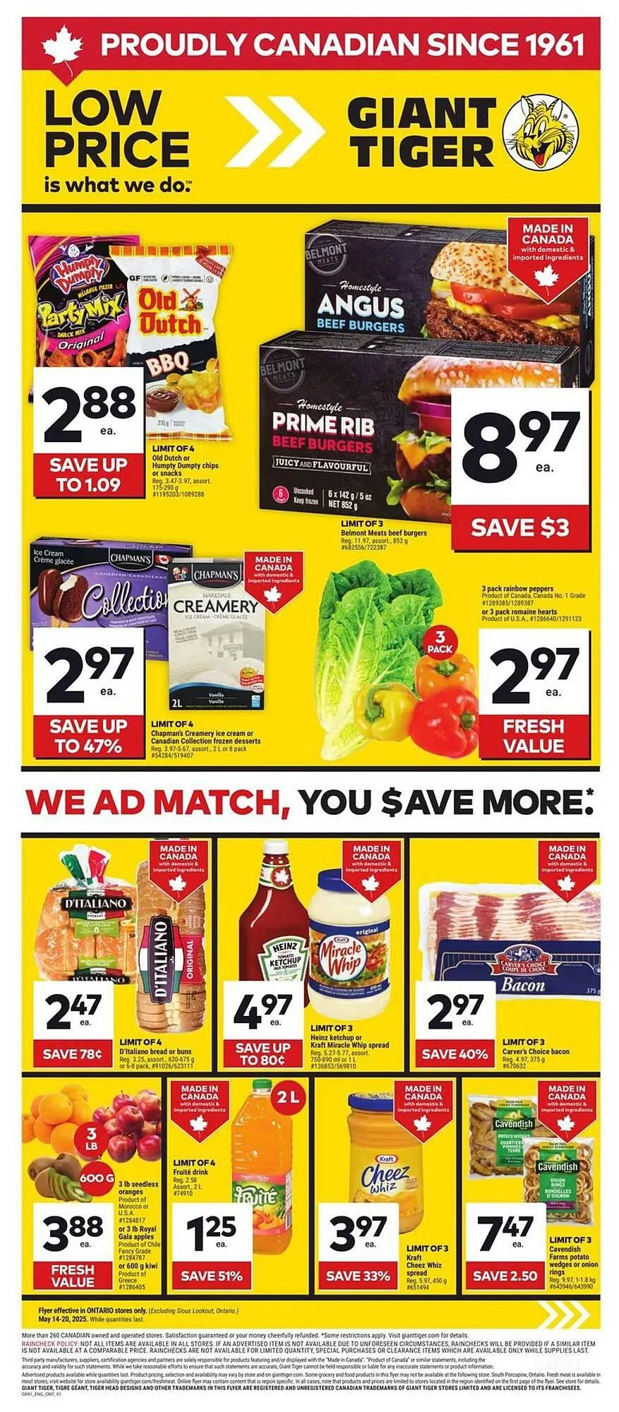 Giant Tiger flyer from May 15 to May 21 2025 - flyer page 1