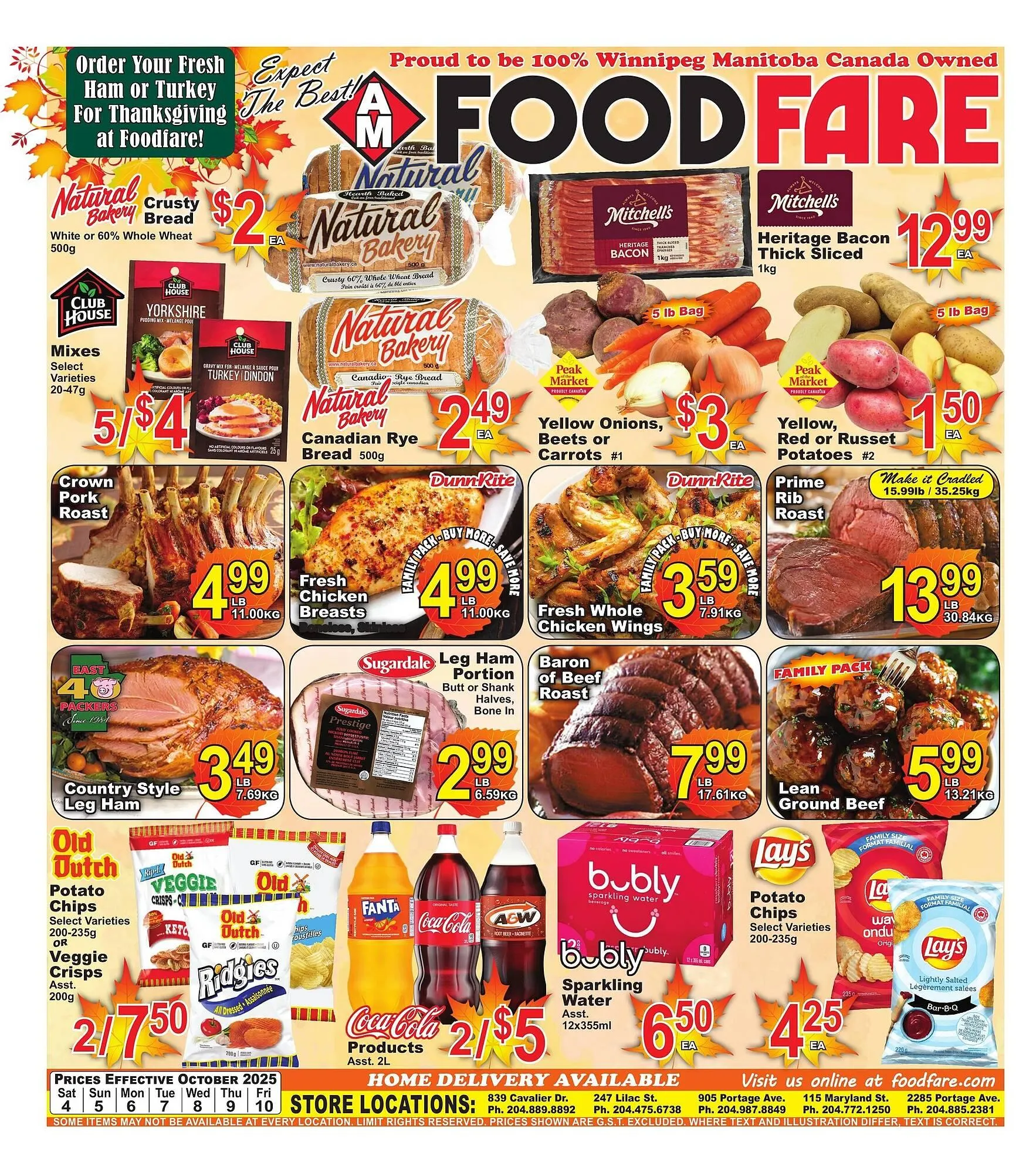 Food Fare flyer from October 3 to October 16 2025 - flyer page 1