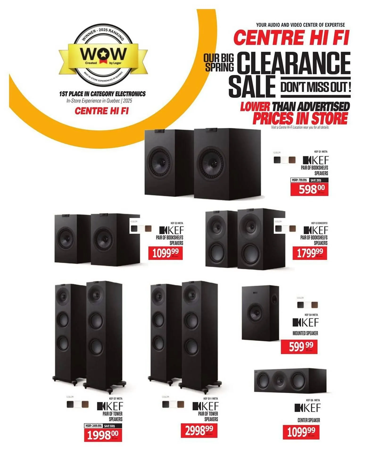 Centre Hi-Fi flyer from April 4 to April 10 2025 - flyer page 65