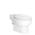 Toilet Bowl Elongated White Rear Discharge