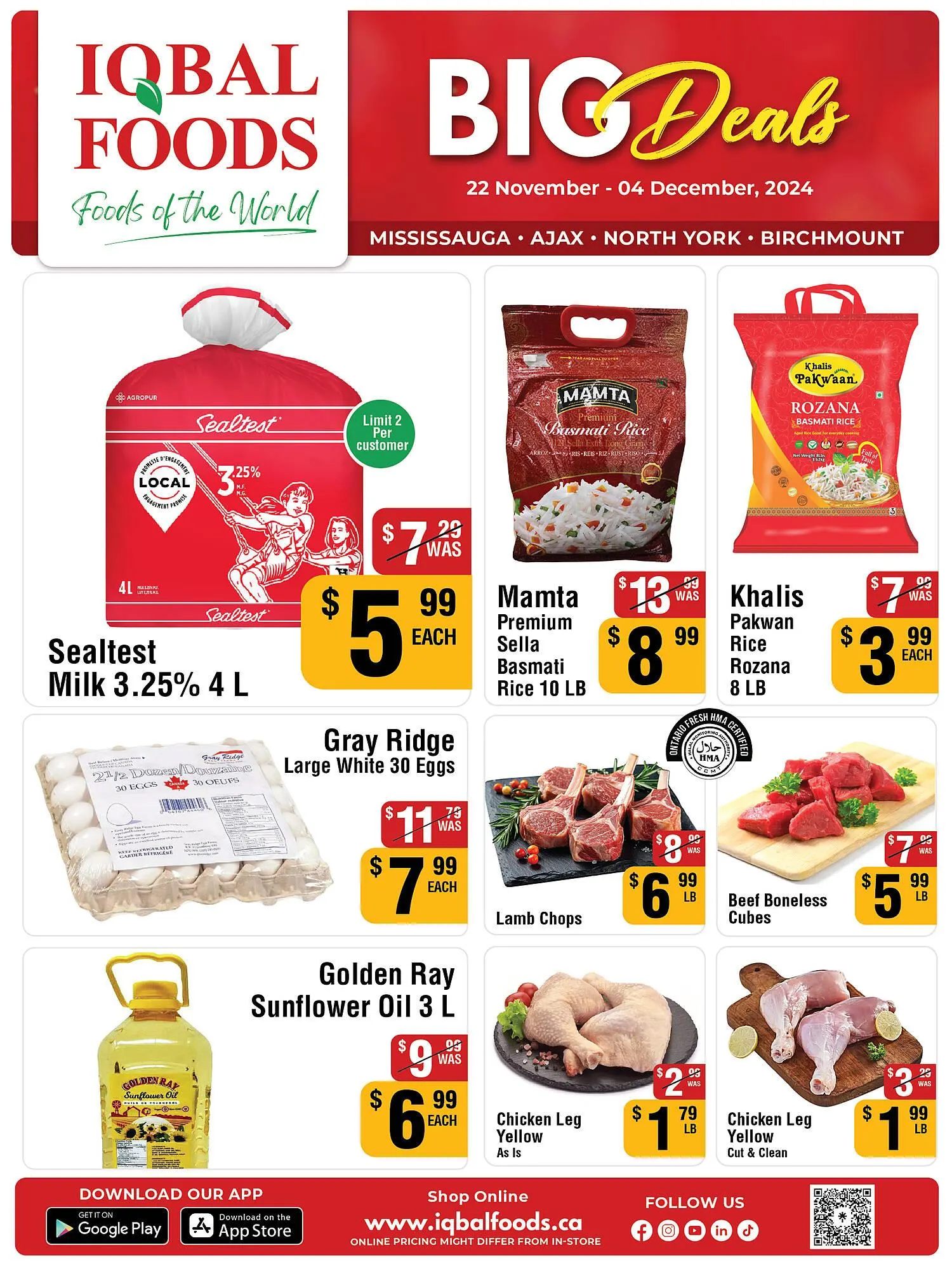 Iqbal Foods flyer from November 22 to November 28 2024 - flyer page 1