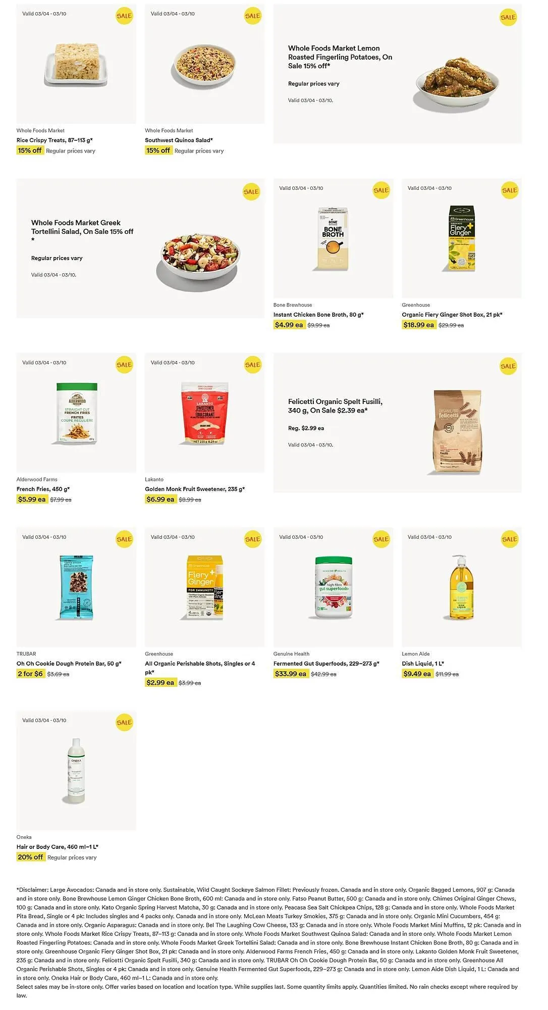 Whole Foods Market flyer from March 4 to March 10 2026 - flyer page 2