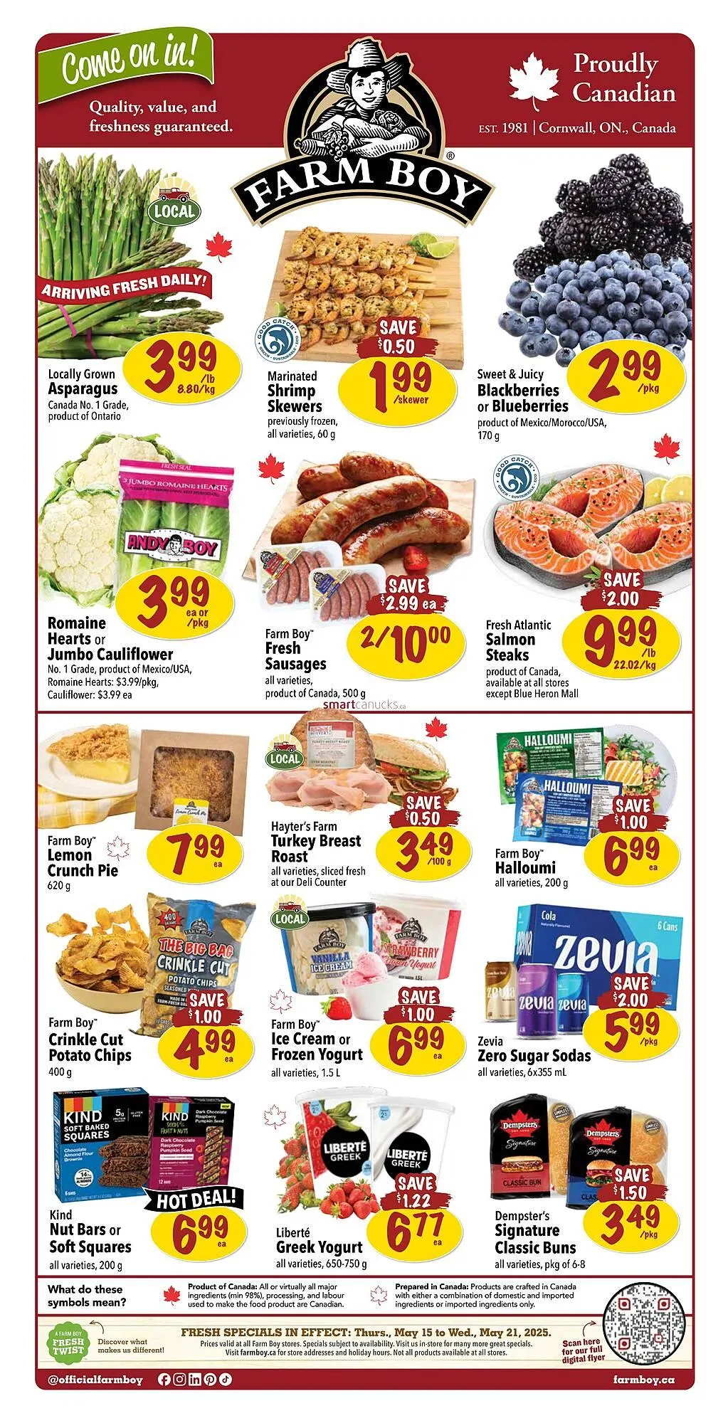 Farm Boy flyer from May 15 to May 21 2025 - flyer page 1