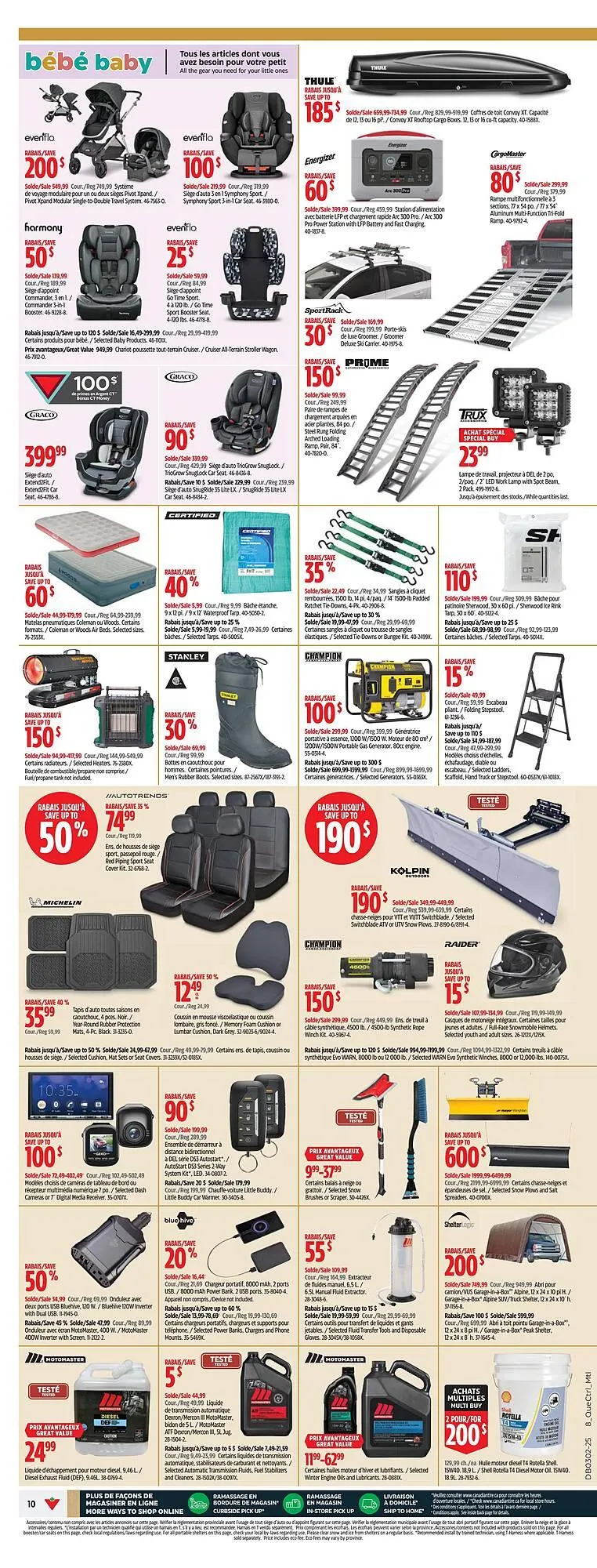 Canadian Tire flyer from January 2 to January 15 2025 - flyer page 10
