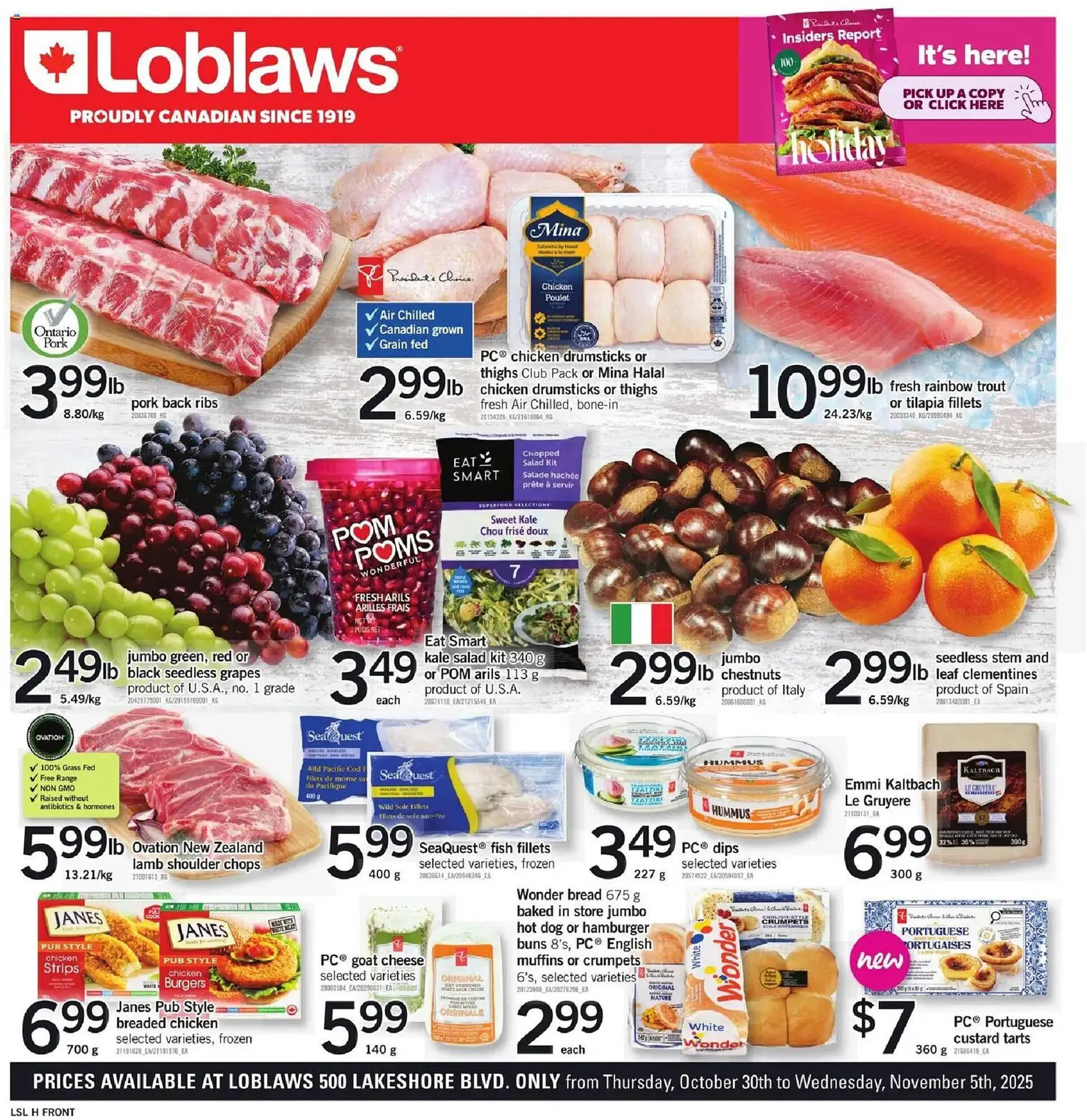 Loblaws flyer from October 30 to November 6 2025 - flyer page 1