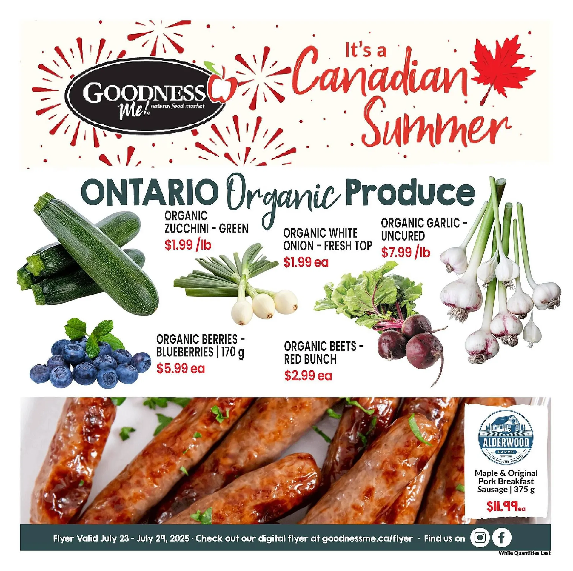 Goodness Me flyer - 1