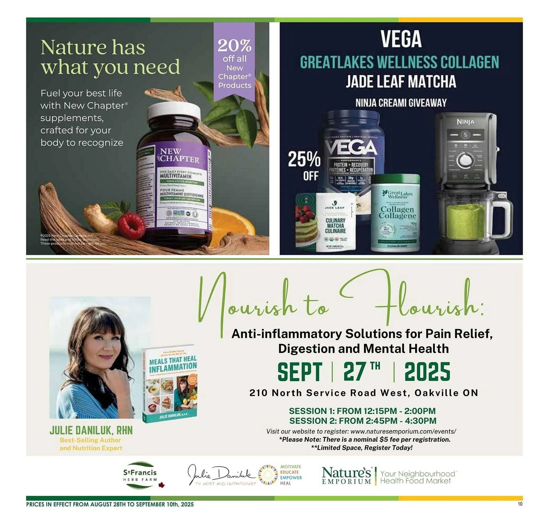 Nature's Emporium flyer from August 29 to October 1 2025 - flyer page 10