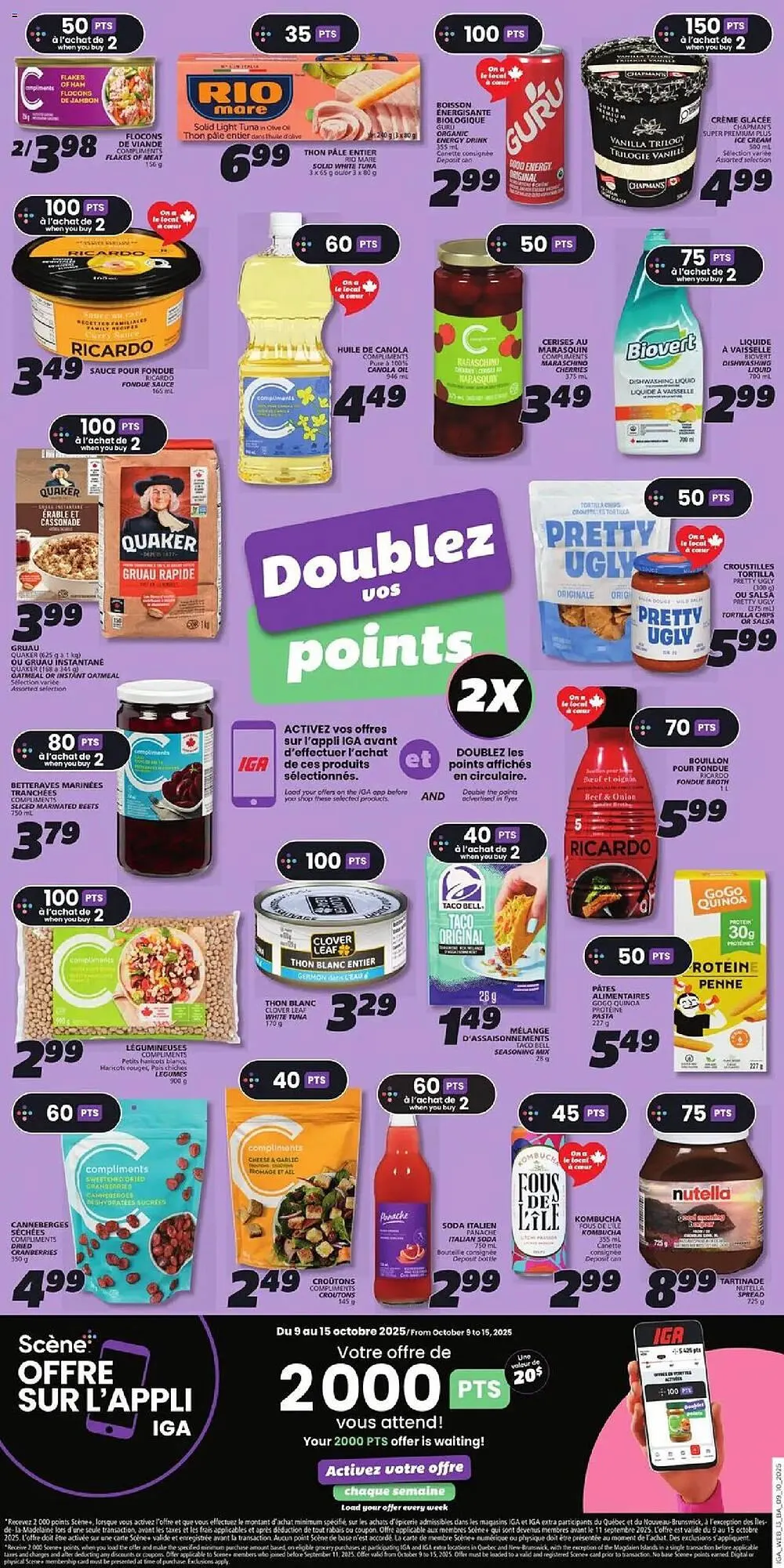 IGA flyer from October 9 to October 15 2025 - flyer page 18