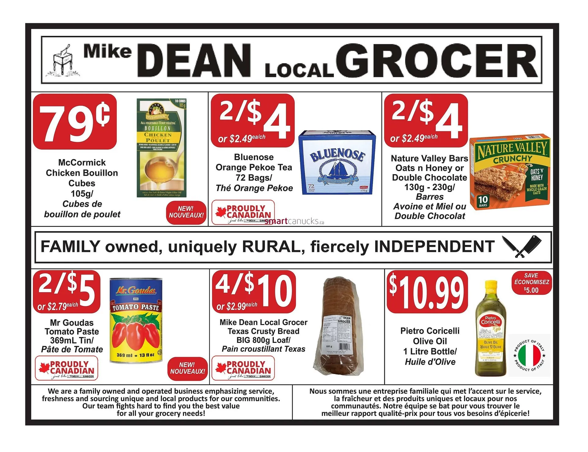 Mike Deans Super Food flyer - 1