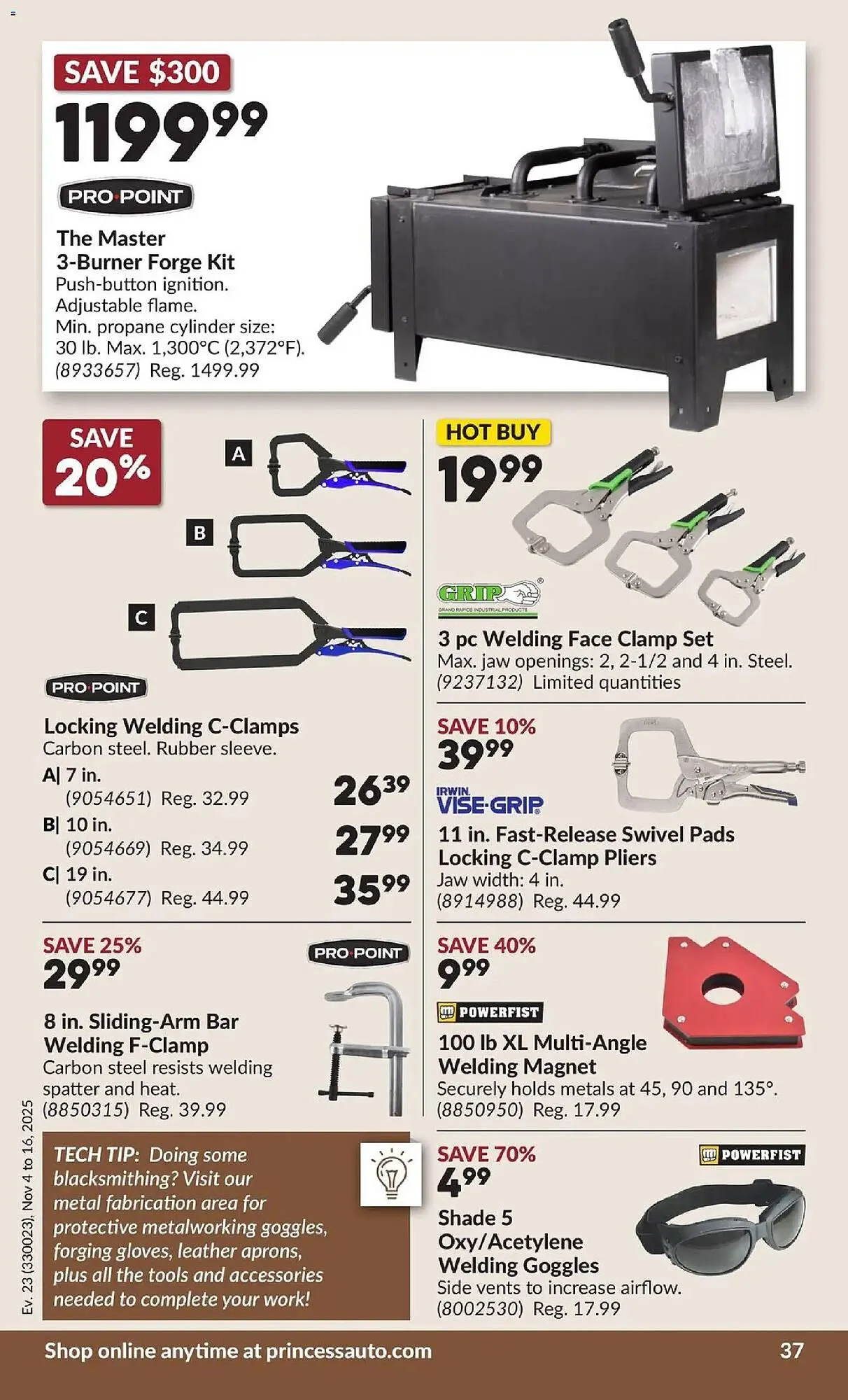 Princess Auto flyer from November 4 to November 17 2025 - flyer page 44