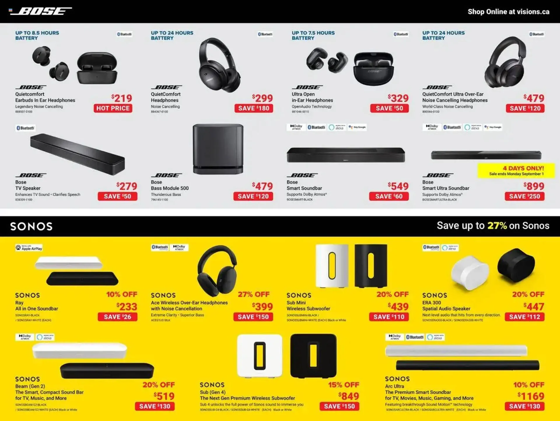 Visions Electronics flyer from August 29 to September 5 2025 - flyer page 5