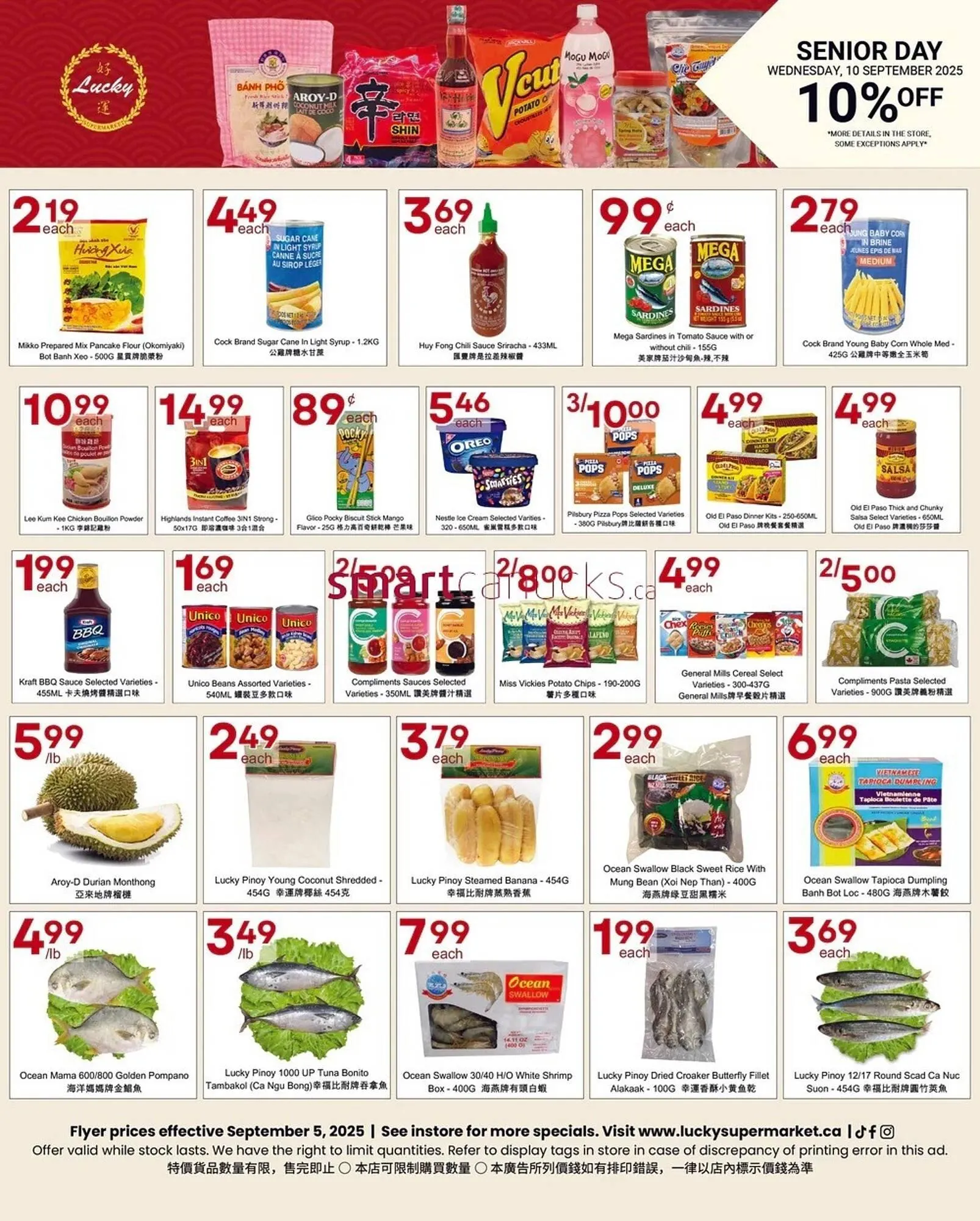 Lucky Supermarket flyer from September 5 to September 11 2025 - flyer page 2