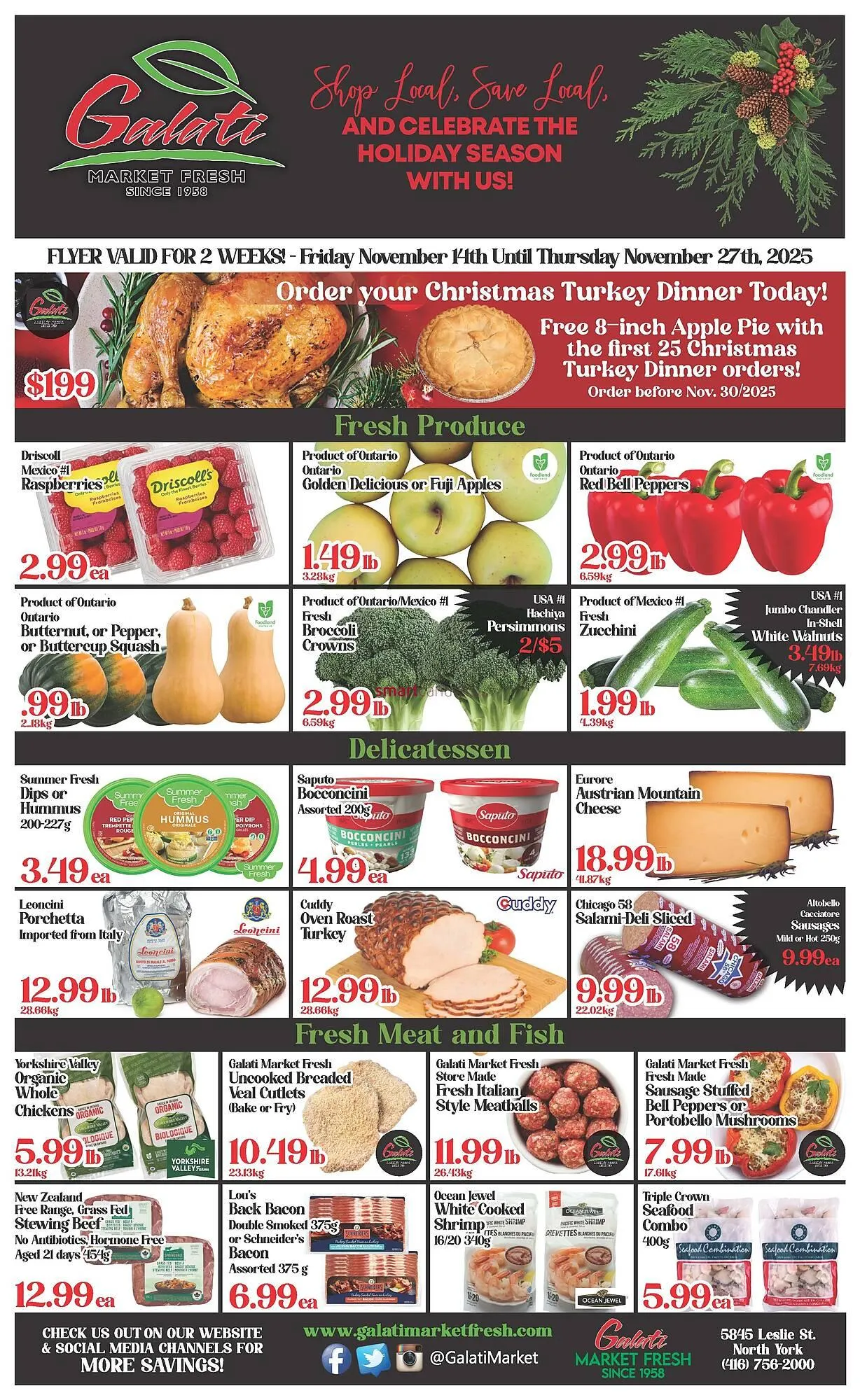 Galati Market Fresh flyer from November 14 to November 19 2025 - flyer page 1