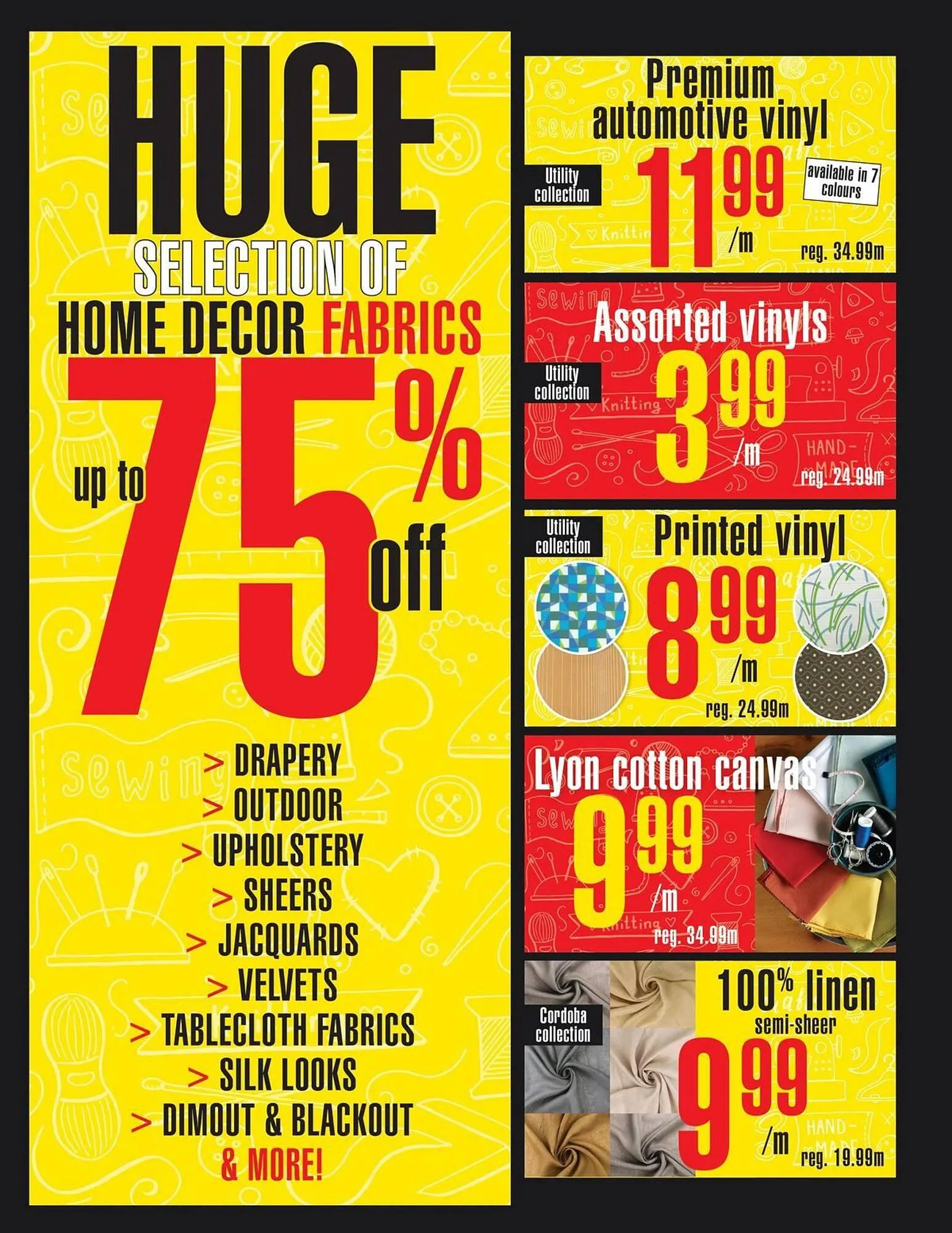 Fabricville flyer from August 6 to September 7 2025 - flyer page 3