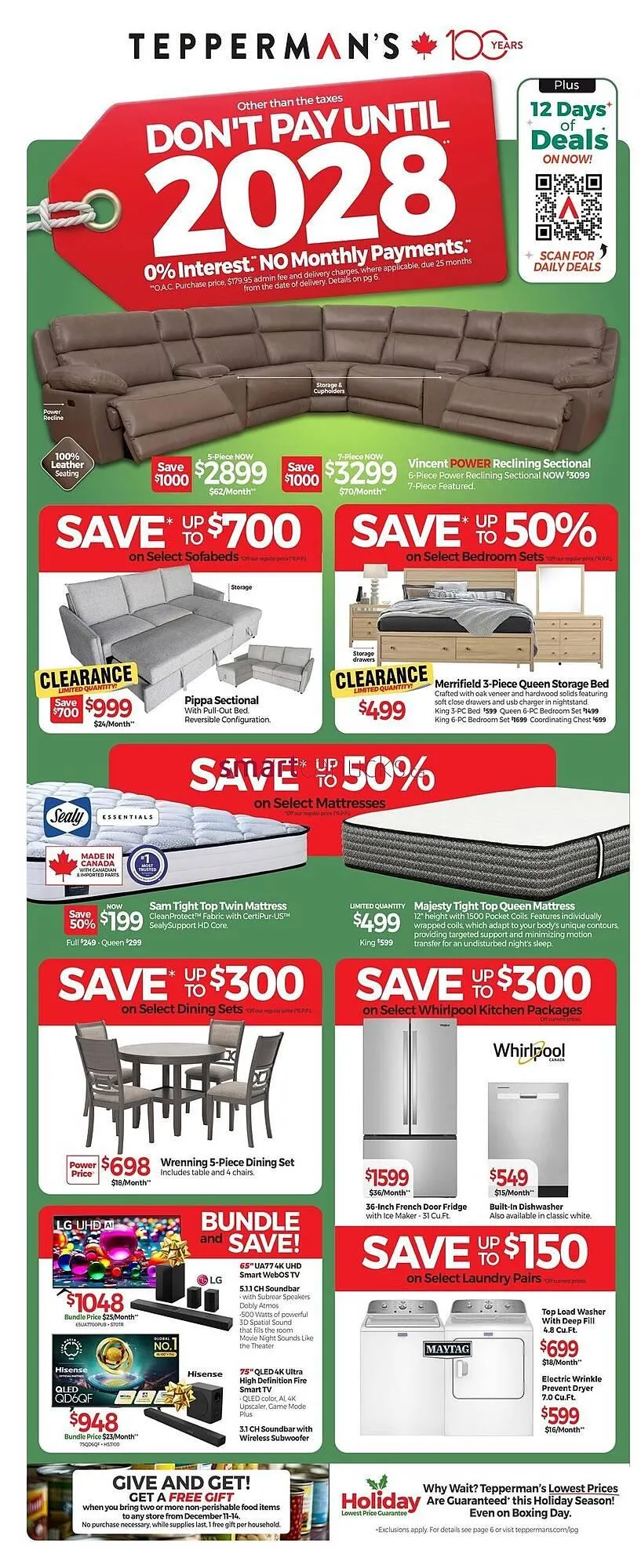 Tepperman's flyer from December 10 to December 24 2025 - flyer page 1