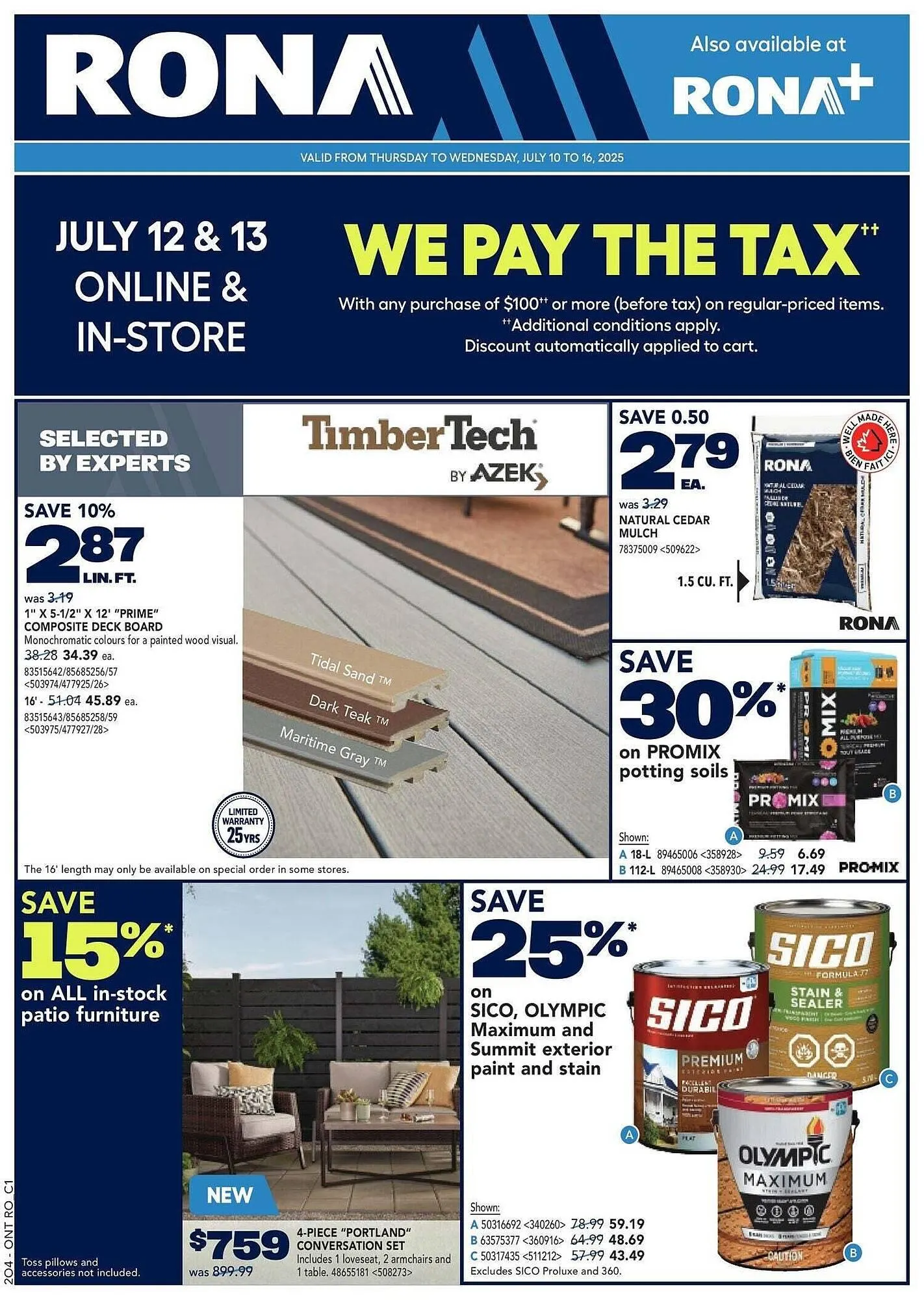 RONA flyer - 1