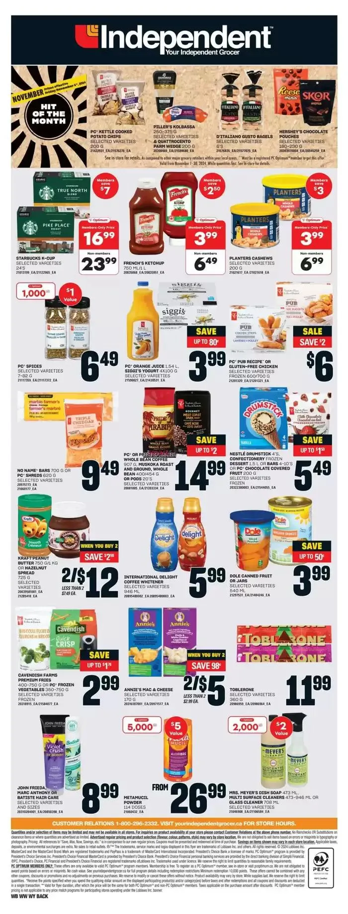 Independent Grocer weeky flyer from October 31 to November 6 2024 - flyer page 7