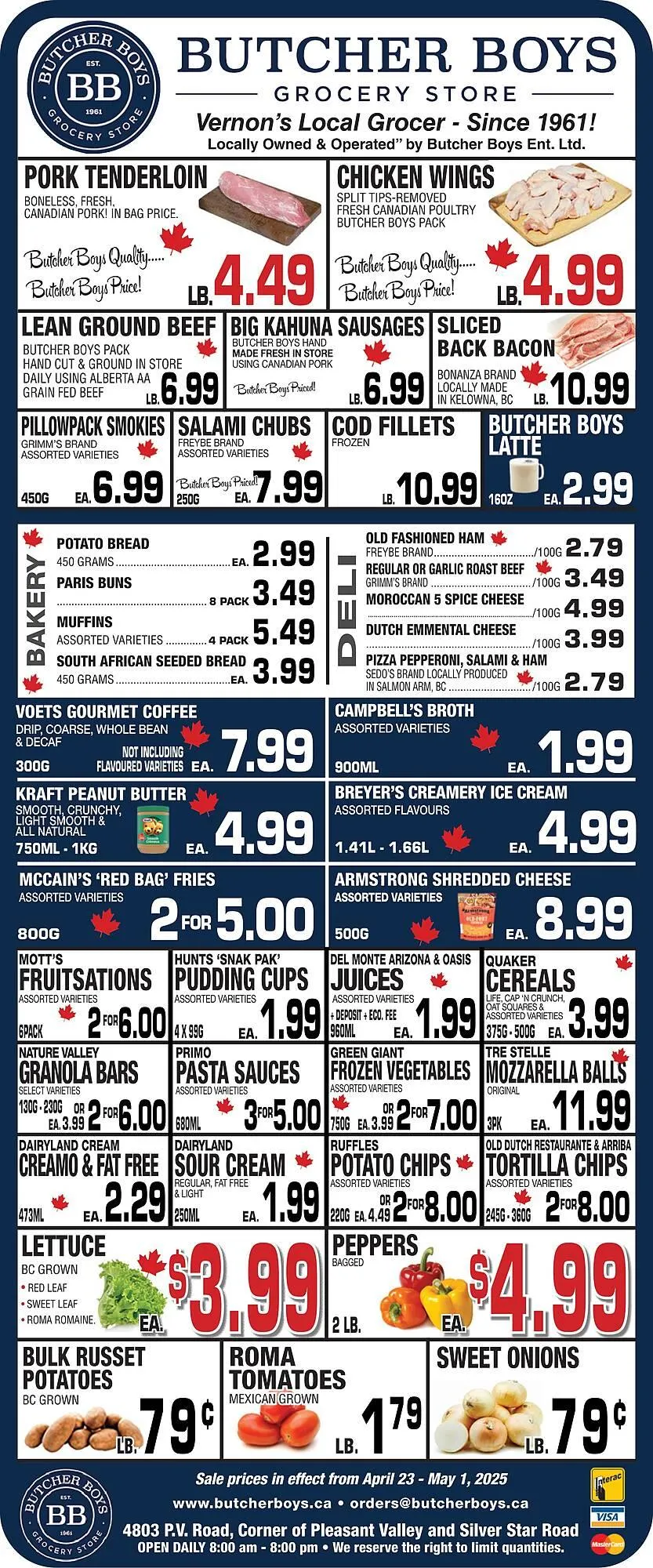 Butcher Boys flyer from April 24 to April 30 2025 - flyer page 1