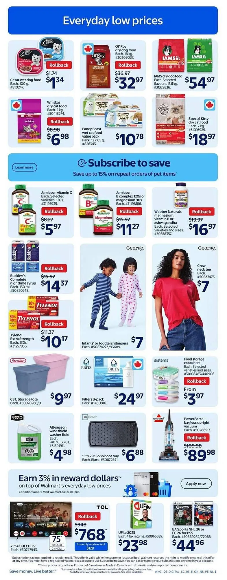 Walmart flyer from January 29 to February 4 2026 - flyer page 6