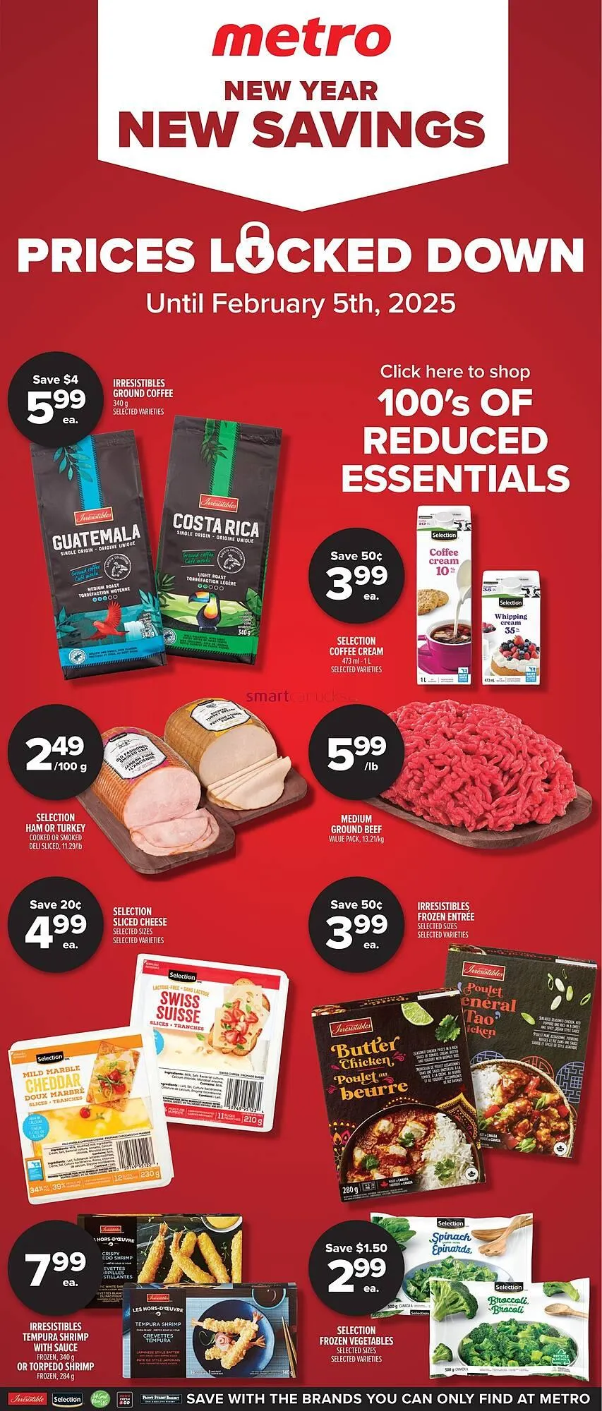 Metro flyer from January 30 to February 5 2025 - flyer page 1