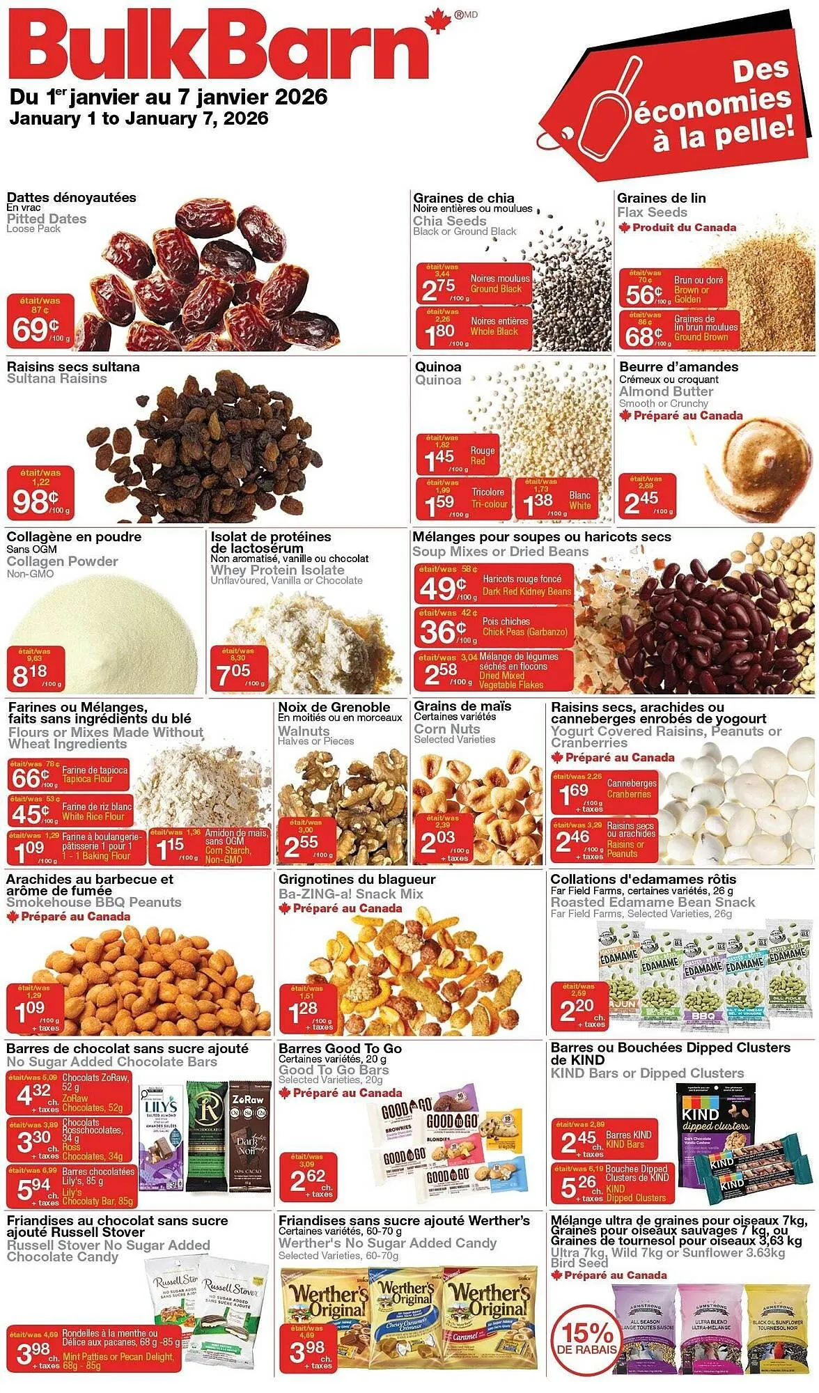 Bulk Barn flyer from January 1 to January 8 2026 - flyer page 1