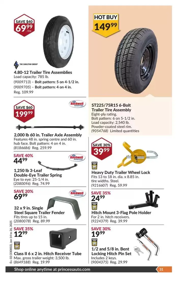 National Sale from January 14 to January 26 2025 - flyer page 36