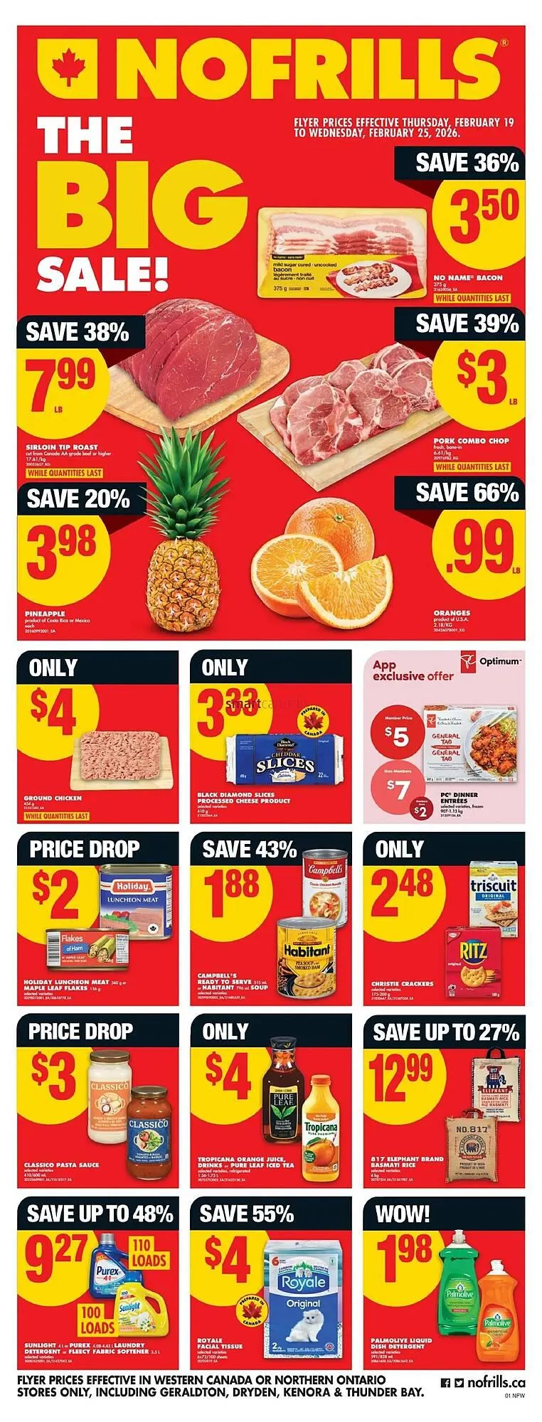 No Frills flyer from February 19 to February 25 2026 - flyer page 1