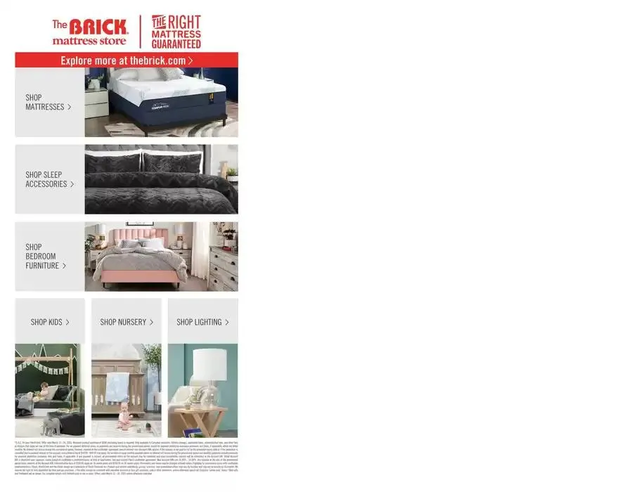 Brick Mattress Store from March 13 to March 26 2025 - flyer page 20